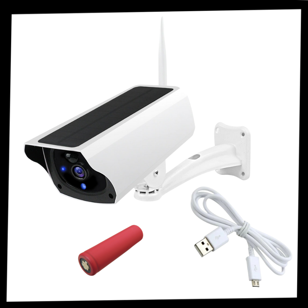 Solar security camera