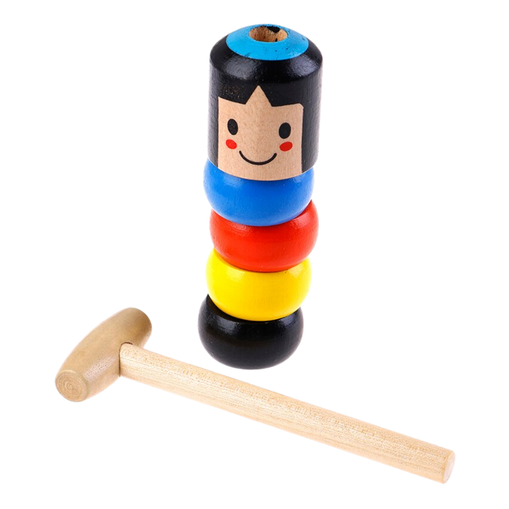 Magisches unzerbrechliches Holzmann-Spielzeug - Ozerty