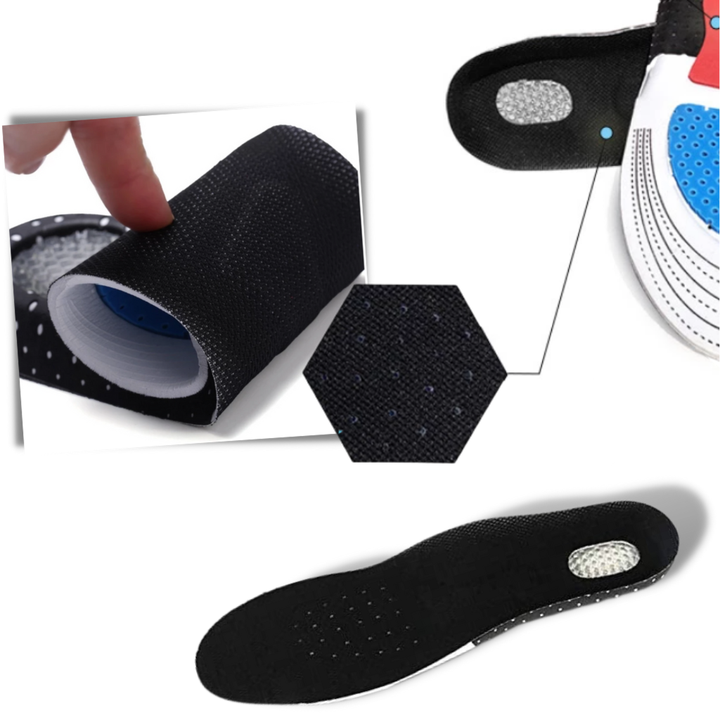 Unisex-Gel-Einlegesohlen für Laufschuhe - Ozerty