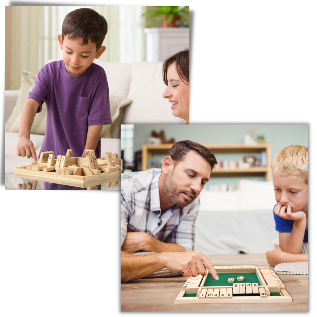 Würfelspiel aus Holz - Ozerty